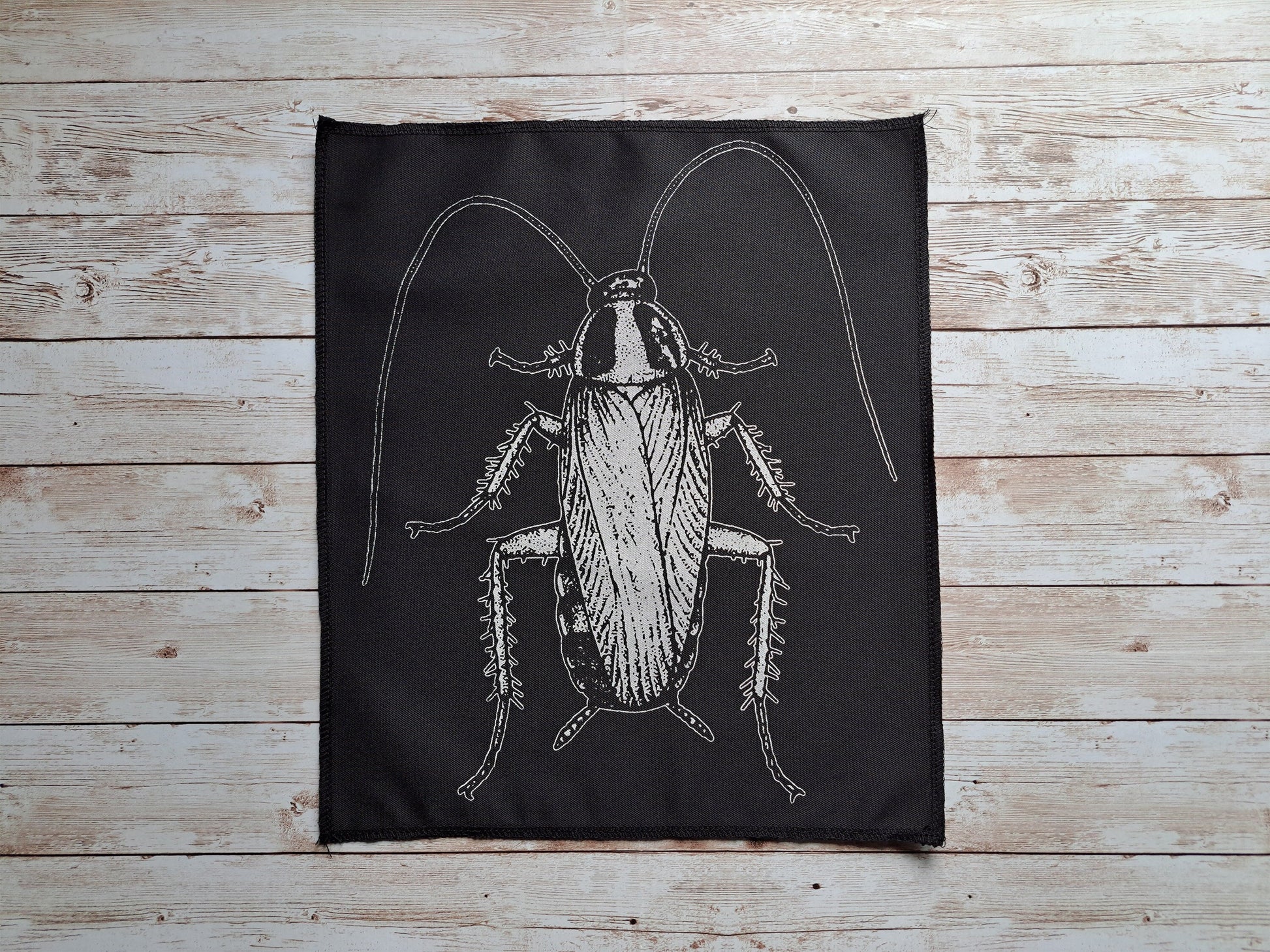 Cockroach Backpatch | Screen Printed Patch | Handmade