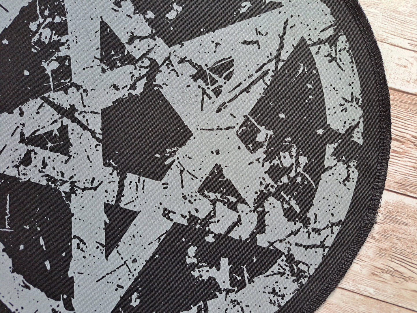 Pentagram Back Patch | Screen Printed Patch | Metal Punk Backpatch