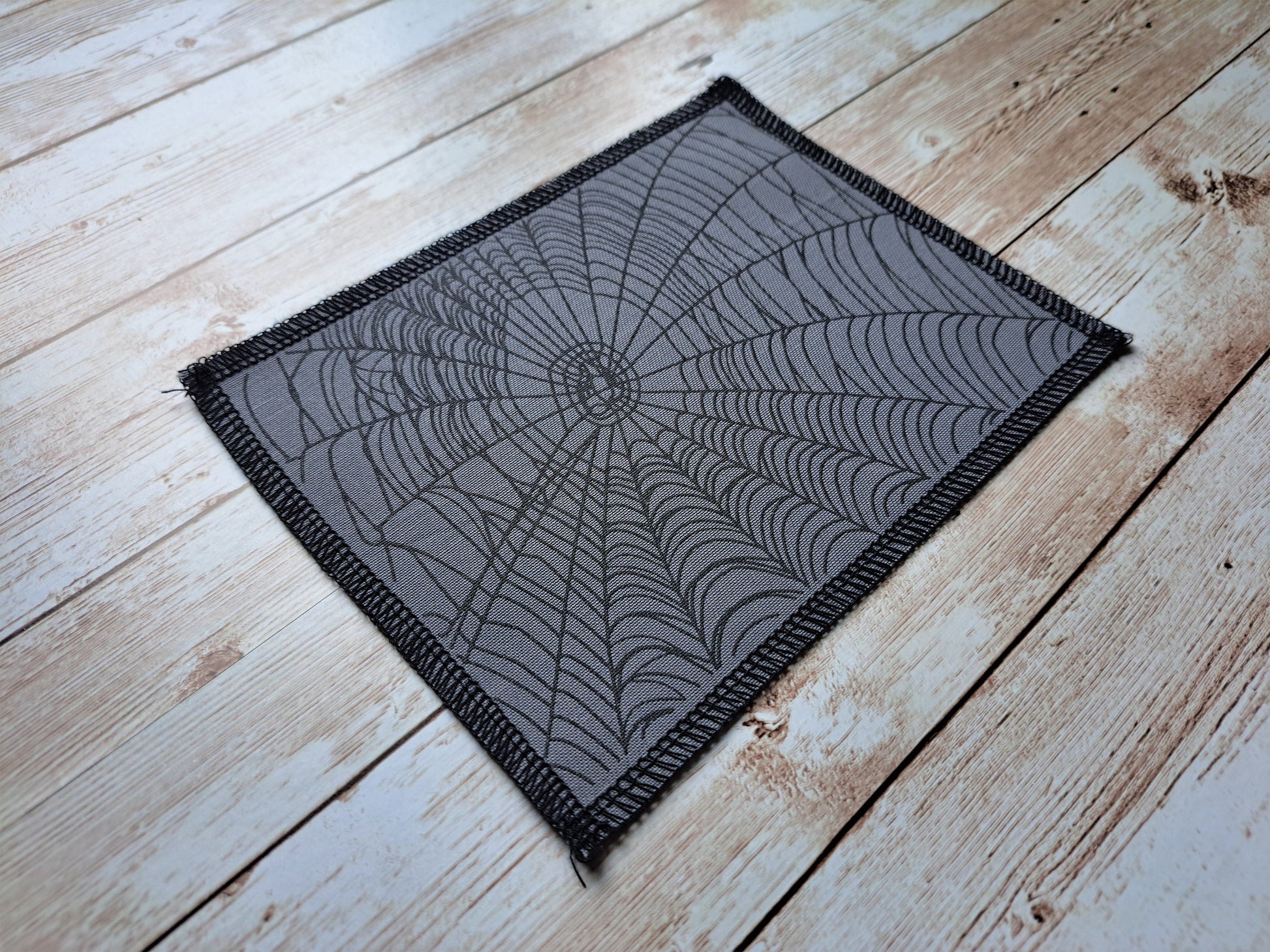 Spider Web Patch | Clothing Patch | Punk Patch | Screen Printed Patch | Spider Web Print | Crust Punk Web | Jacket Patch