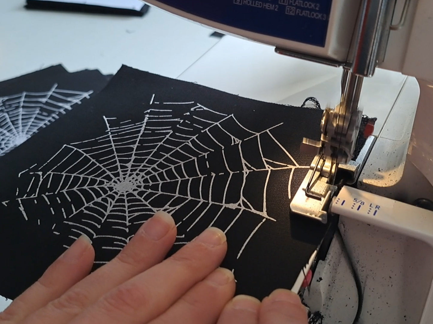 Spider Cobweb Patch | Screen Printed Patch | Punk Patch