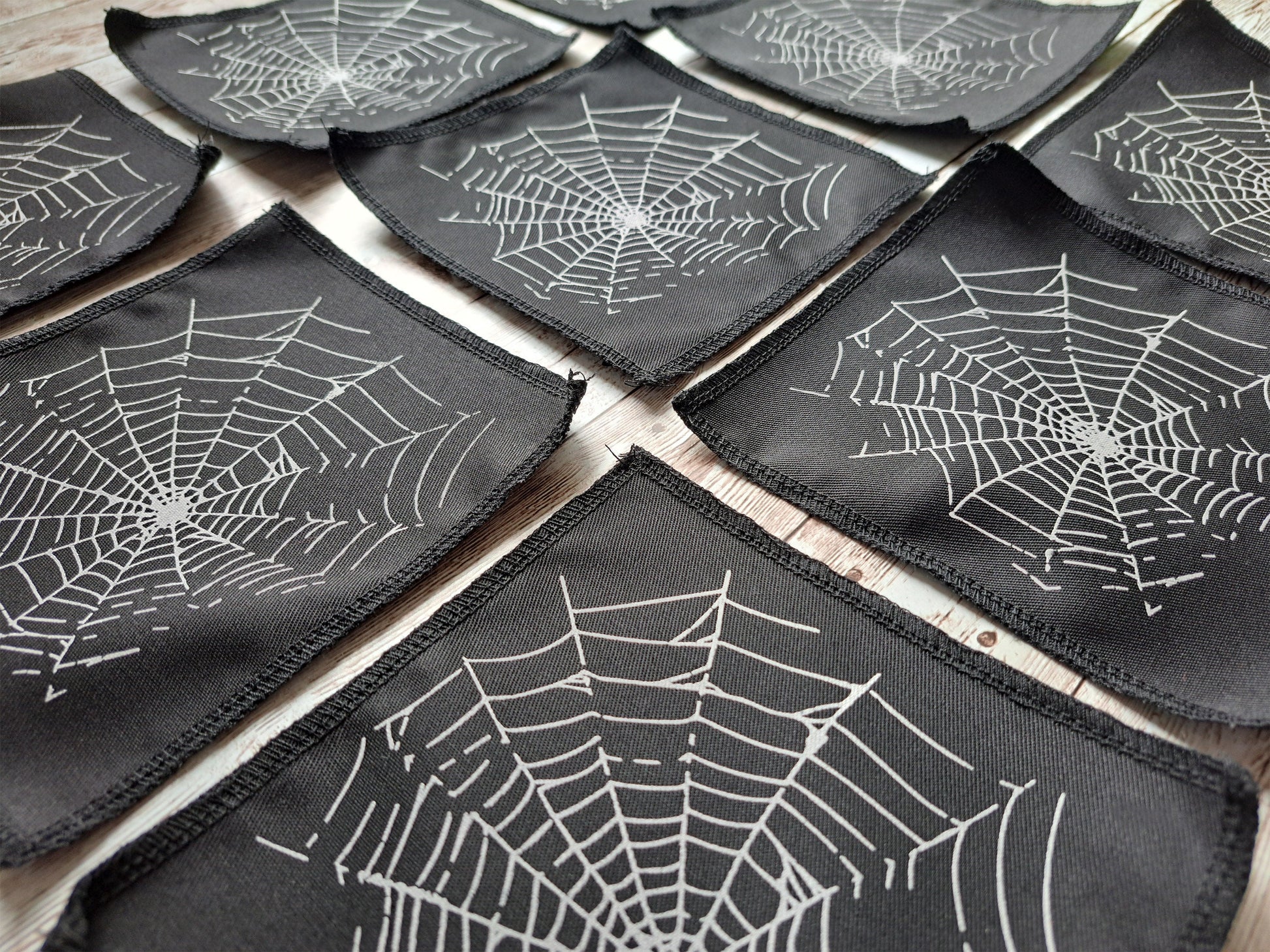 Spider Cobweb Patch | Screen Printed Patch | Punk Patch