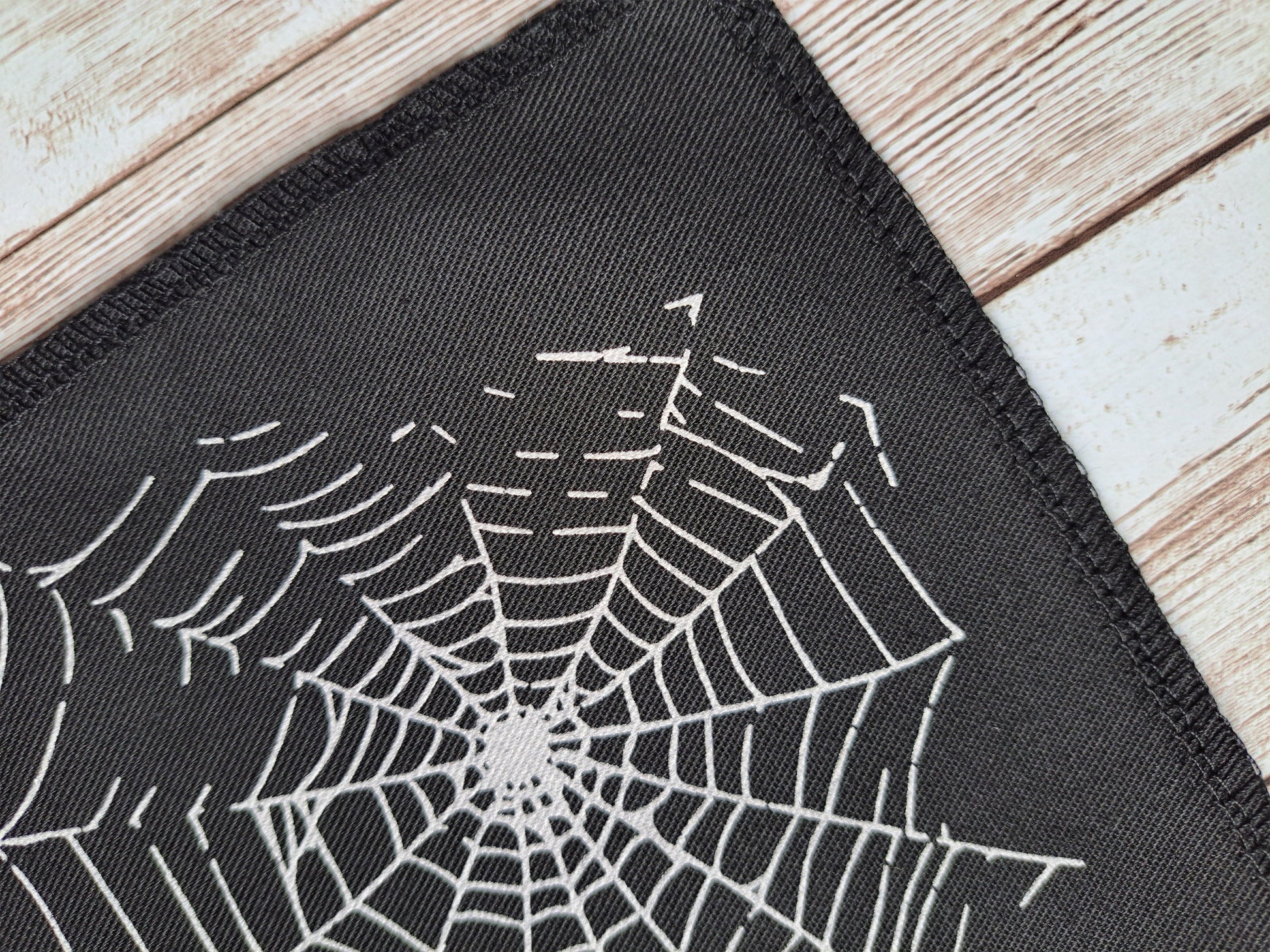 Spider Cobweb Patch | Screen Printed Patch | Punk Patch