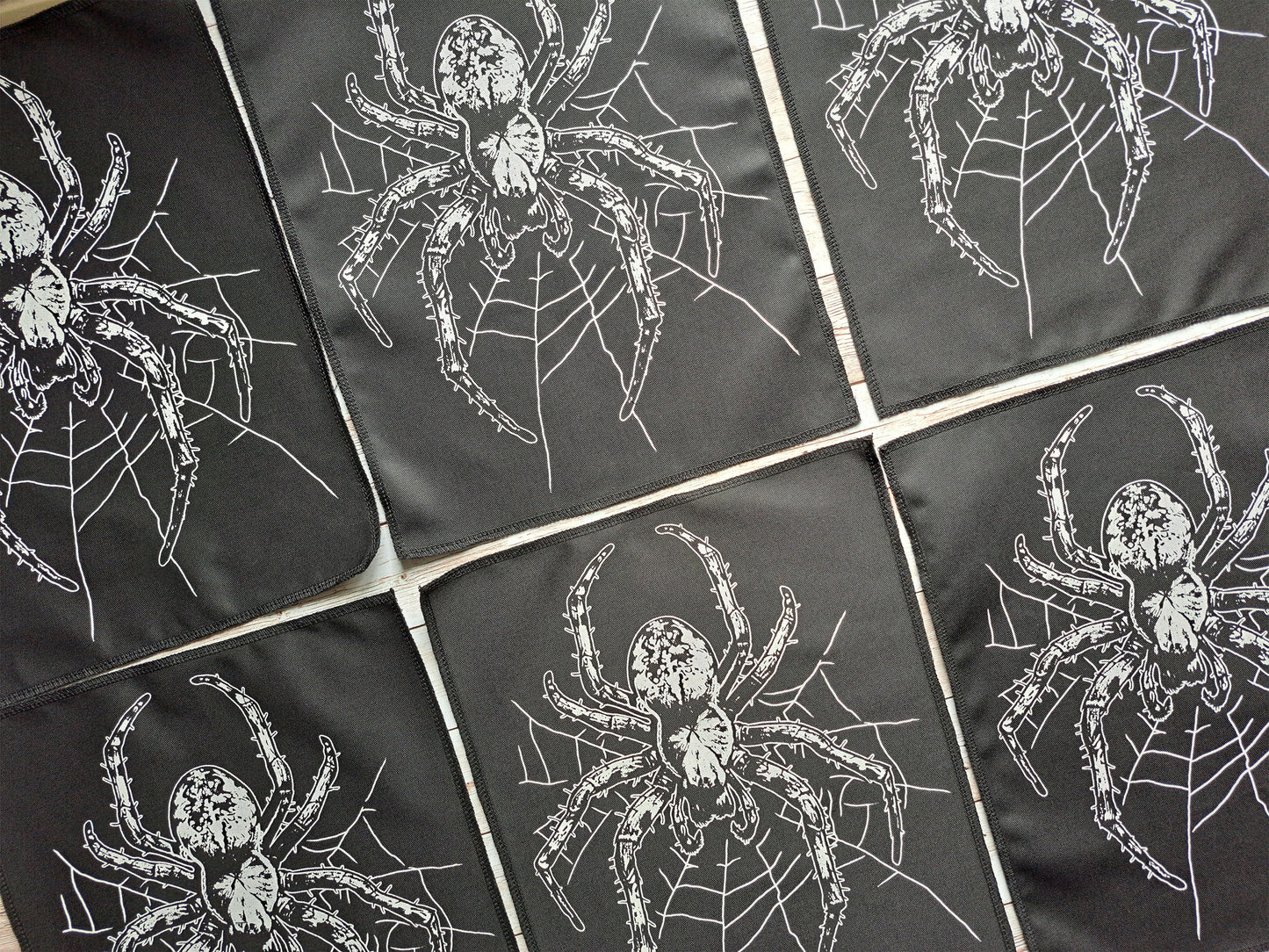 Spider With Web Backpatch | Screen printed Patch | Handmade