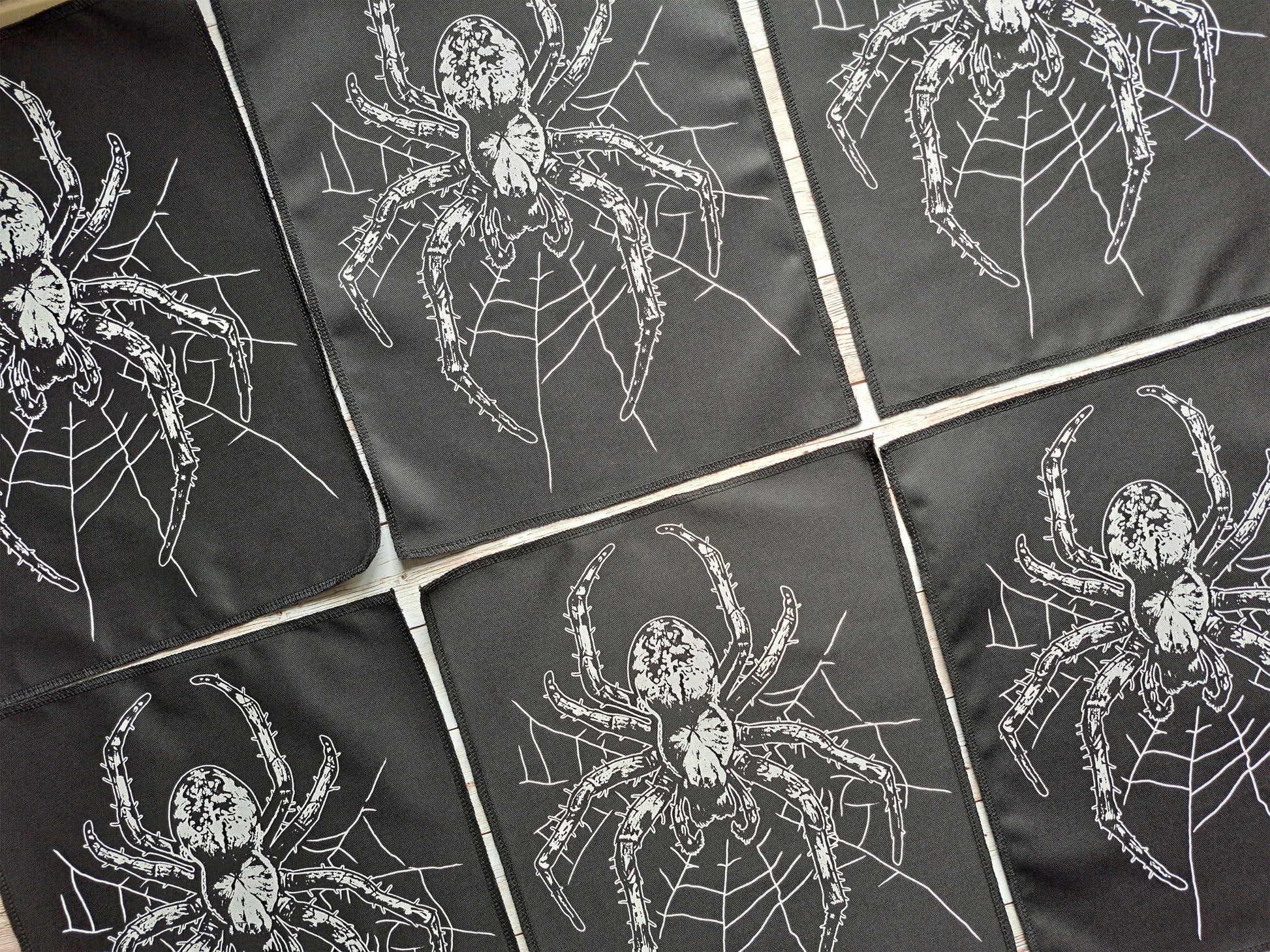 Spider With Web Backpatch | Screen printed Patch | Handmade