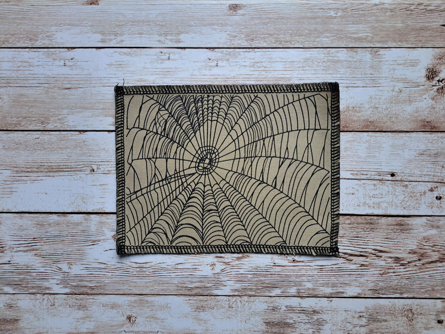 Spider Web Patch | Clothing Patch | Punk Patch | Screen Printed Patch | Spider Web Print | Crust Punk Web | Jacket Patch