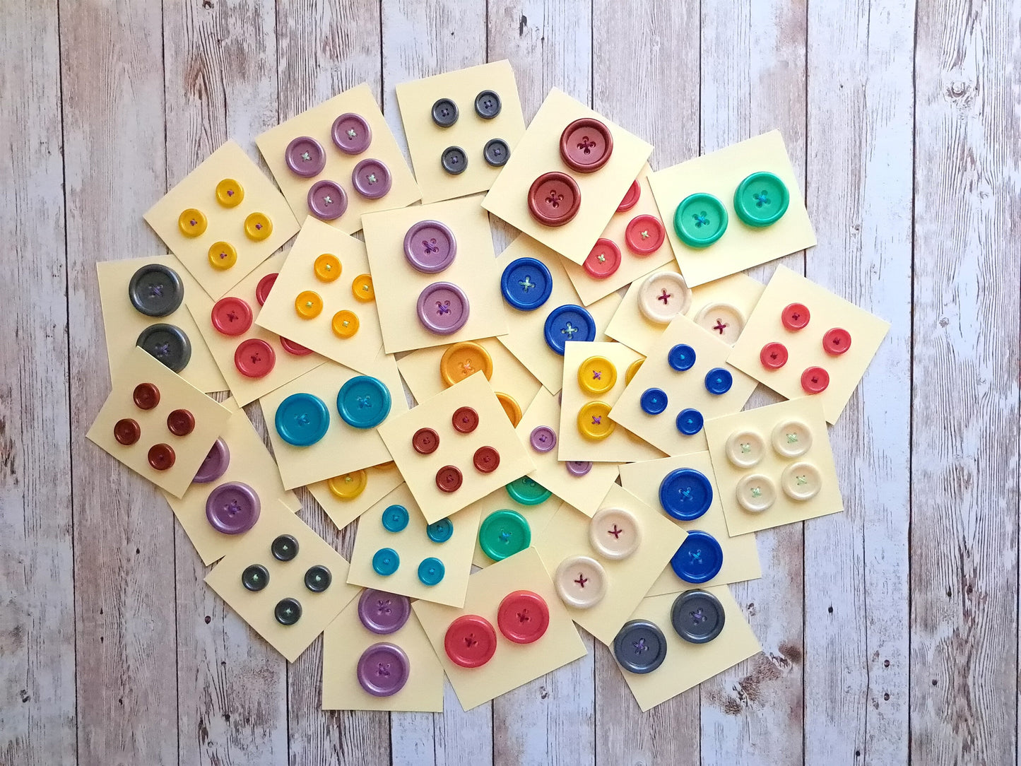 Colorful Pearlescent Resin Buttons | Handmade | Unique