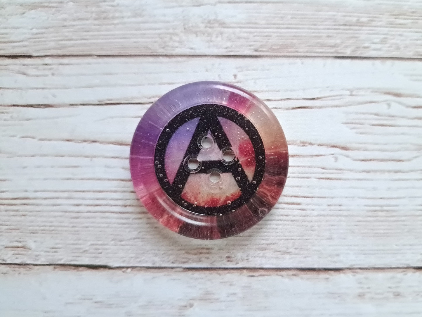 Alternative Resin Buttons | Limited Edition | Skull | Anarchy | Pentagram | Cobweb