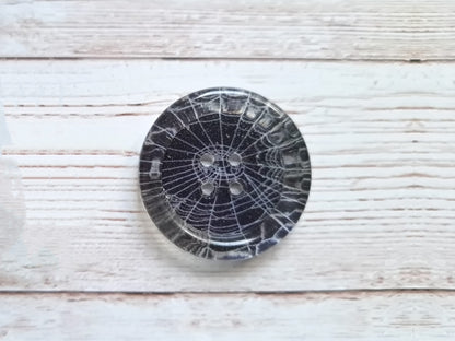 Alternative Resin Buttons | Limited Edition | Skull | Anarchy | Pentagram | Cobweb