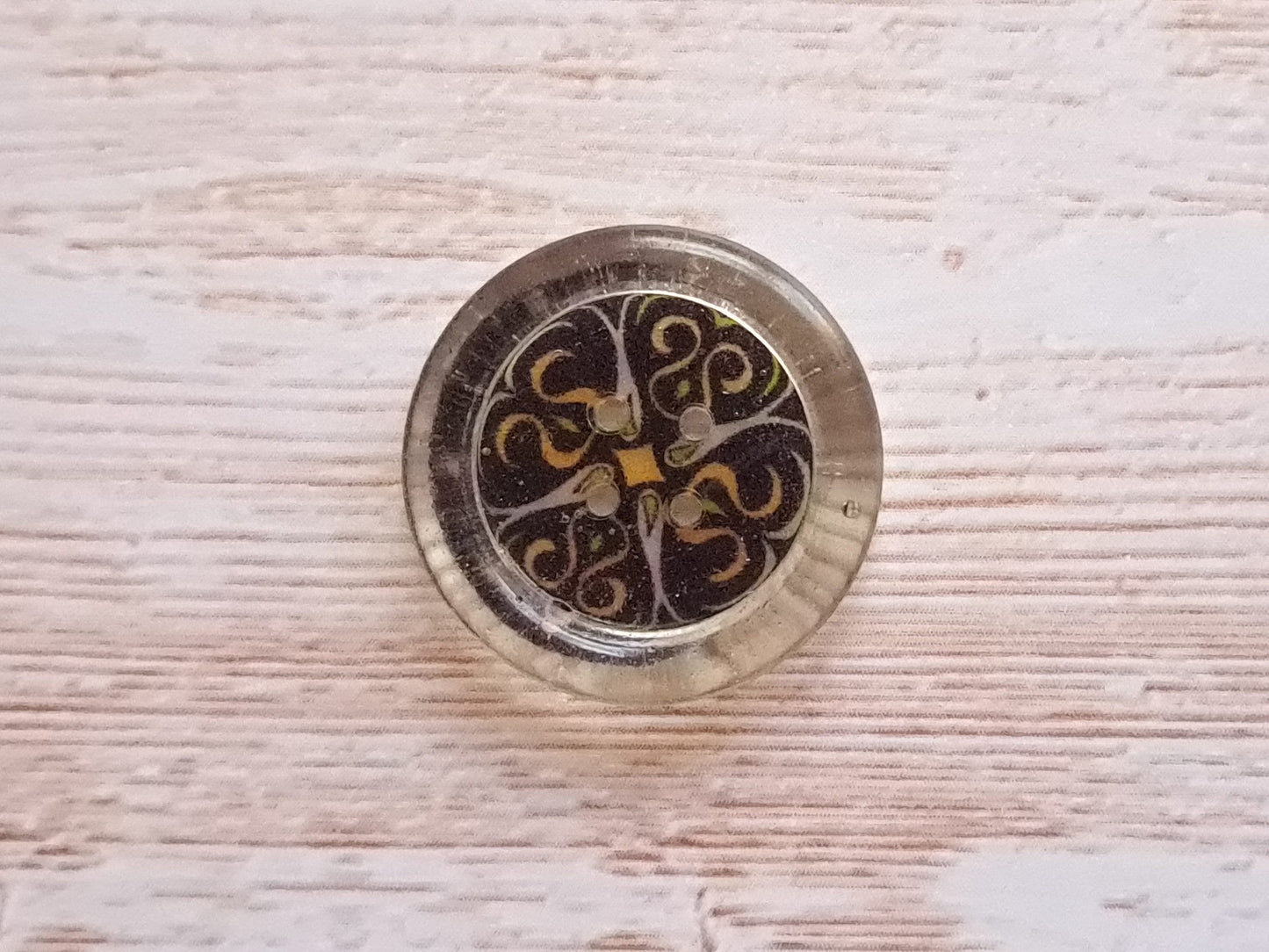 Floral Mandala Resin Buttons | Handmade | Unique Sewing Buttons