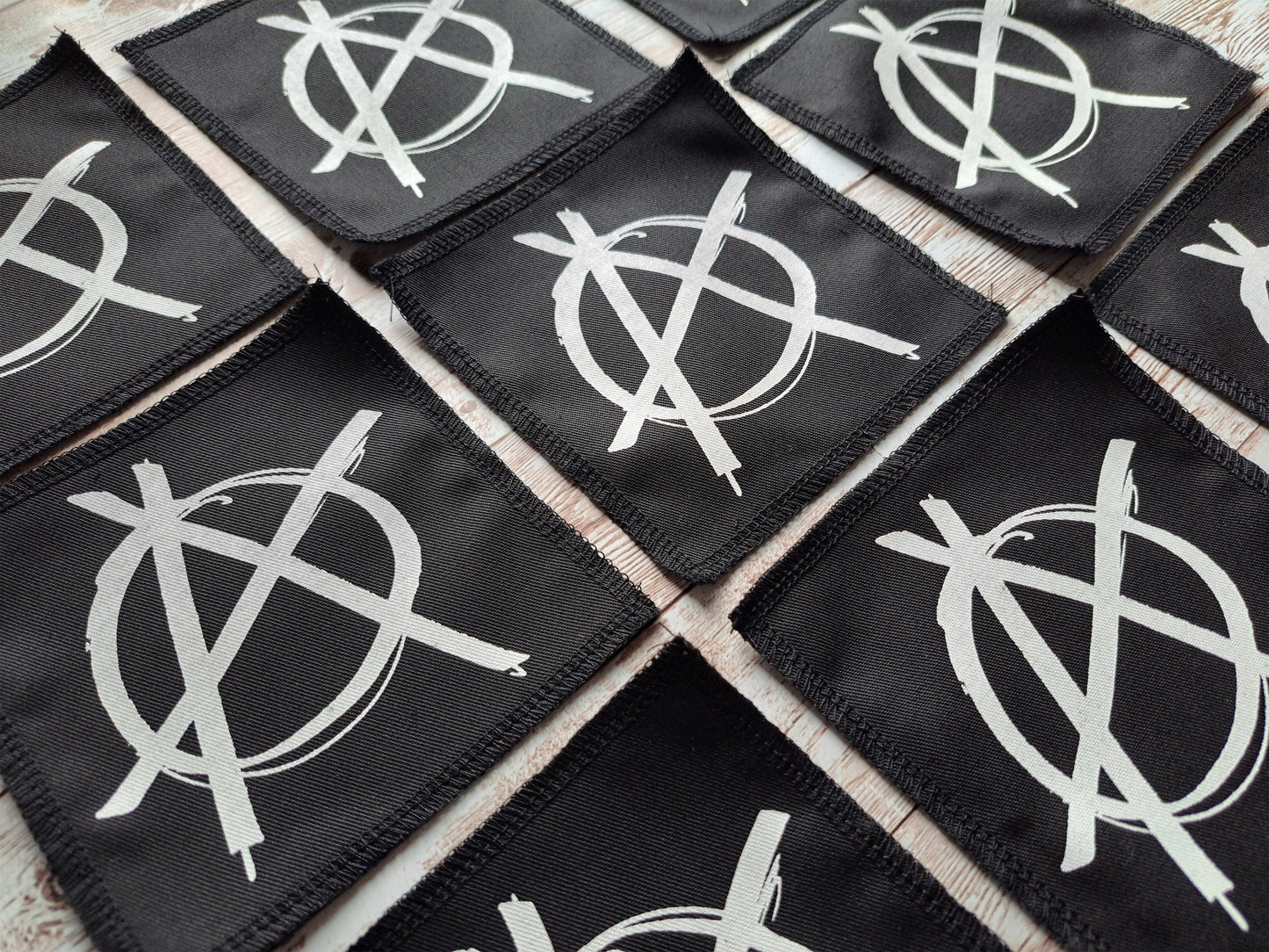 Anarchy Patch | Screen Printed Patch | Punk Patch