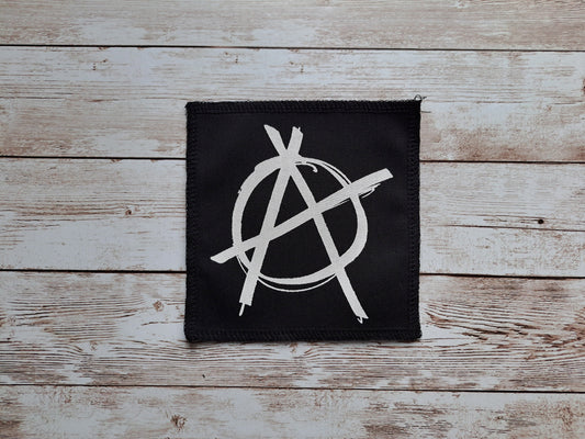 Anarchy Patch | Screen Printed Patch | Punk Patch