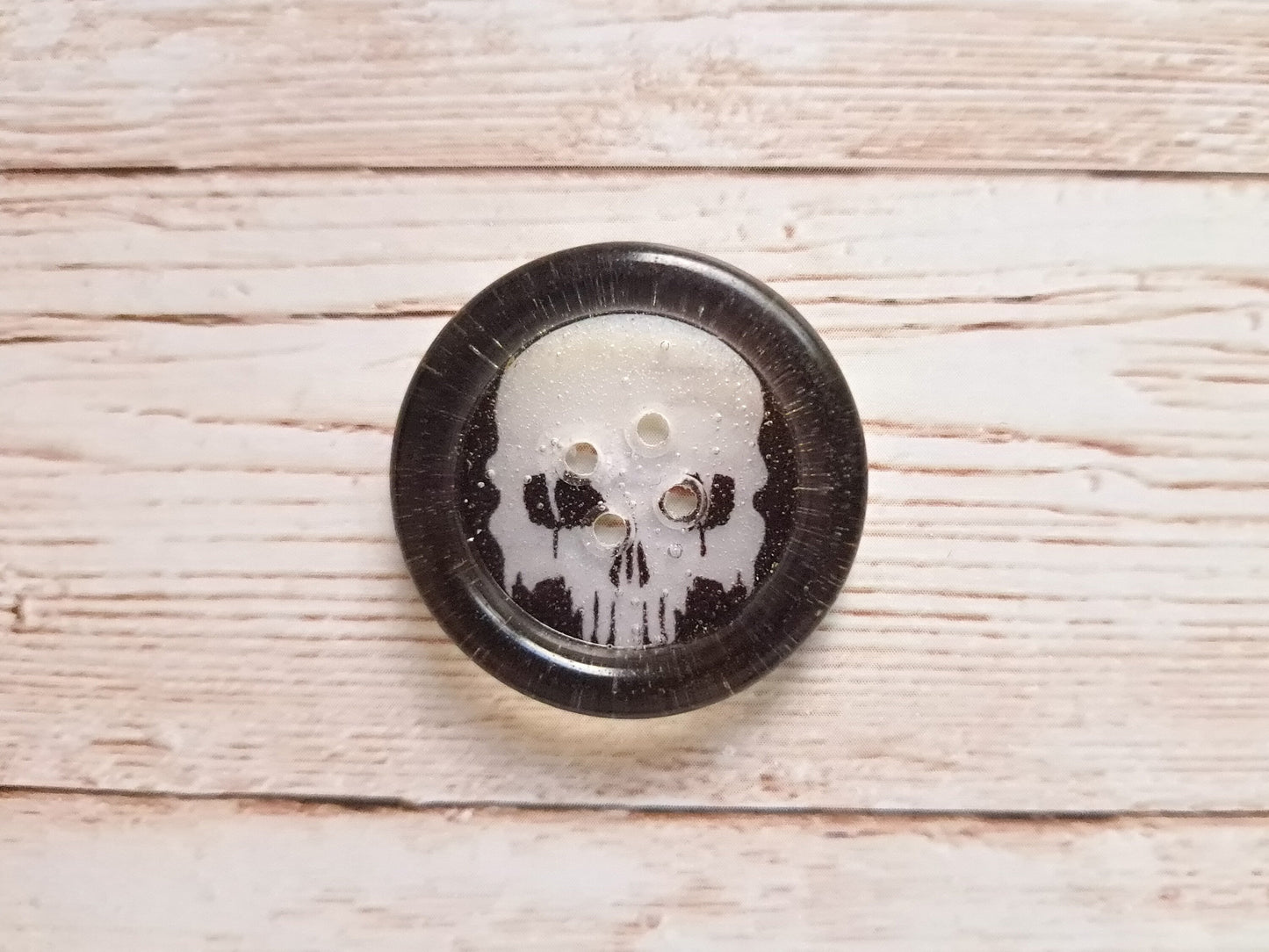 Alternative Resin Buttons | Limited Edition | Skull | Anarchy | Pentagram | Cobweb