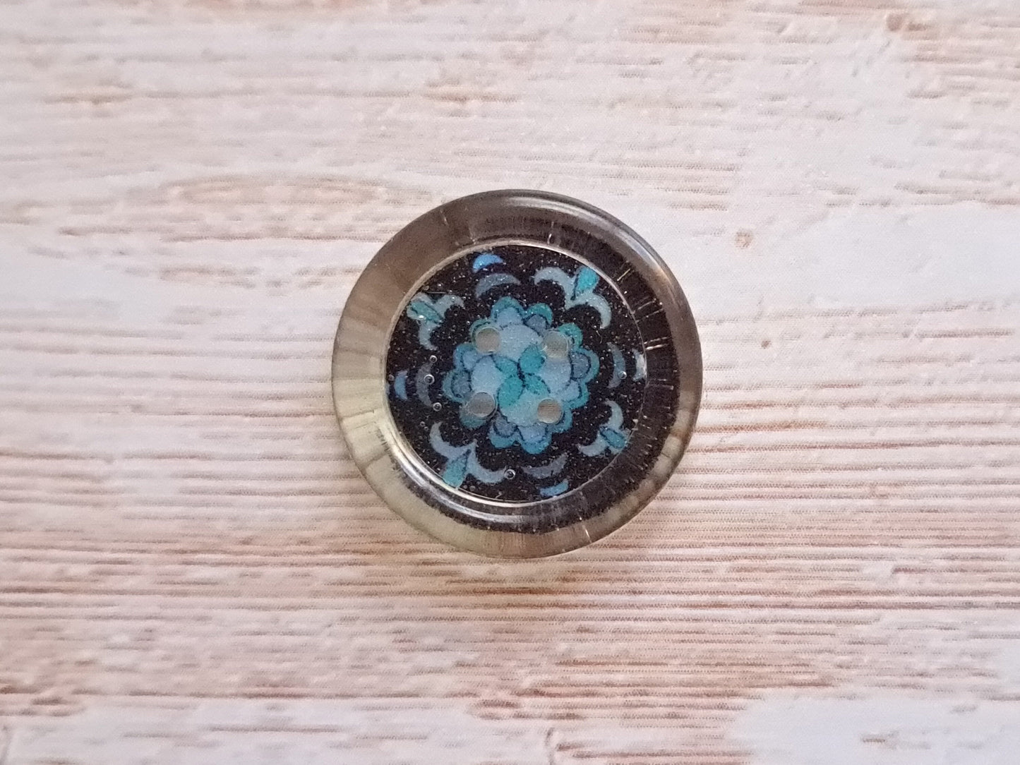 Floral Mandala Resin Buttons | Handmade | Unique Sewing Buttons