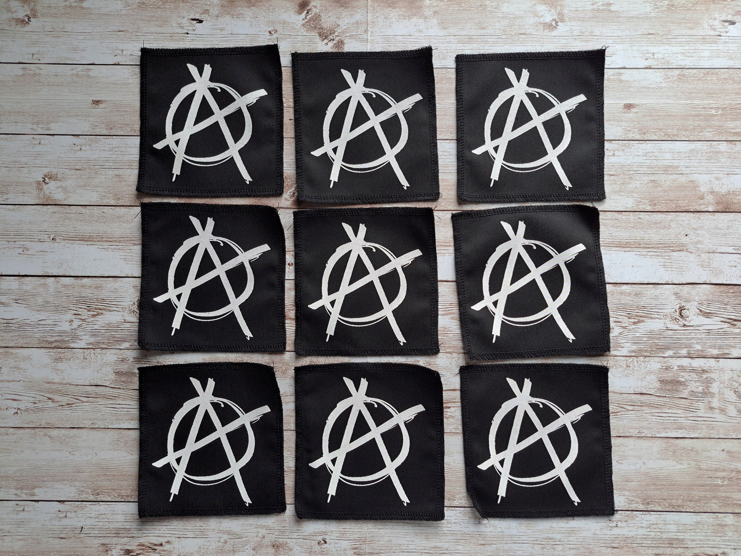 Anarchy Patch | Screen Printed Patch | Punk Patch