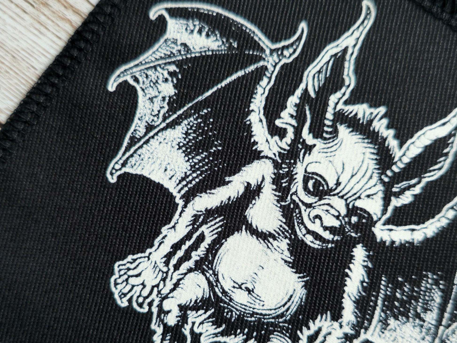 Little Devil | Screen Printed Patch | Sew On Handmade Patch