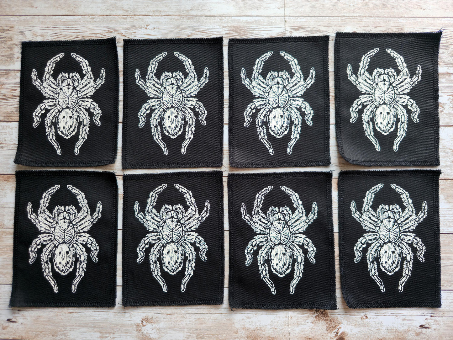 Tarantula Patch | Screen Printed Spider Patch | Handmade Sew On Patch