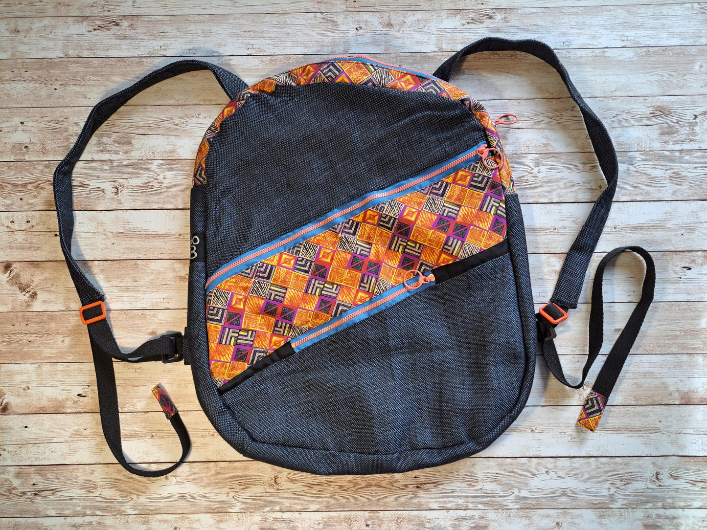 Mochila | Handmade Canvas Backpack | Unique Casual Bag