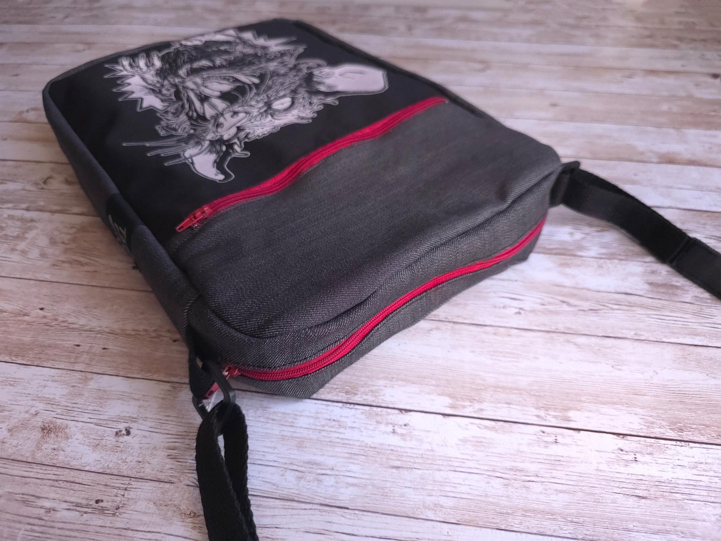 Rat Scream Crossbody Bag | Handmade Screen Printed Bag