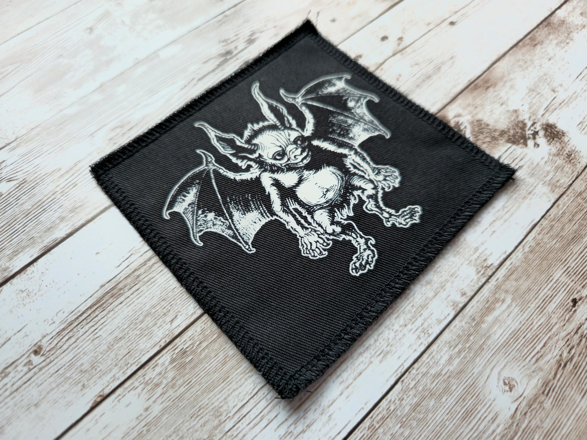 Little Devil | Screen Printed Patch | Sew On Handmade Patch