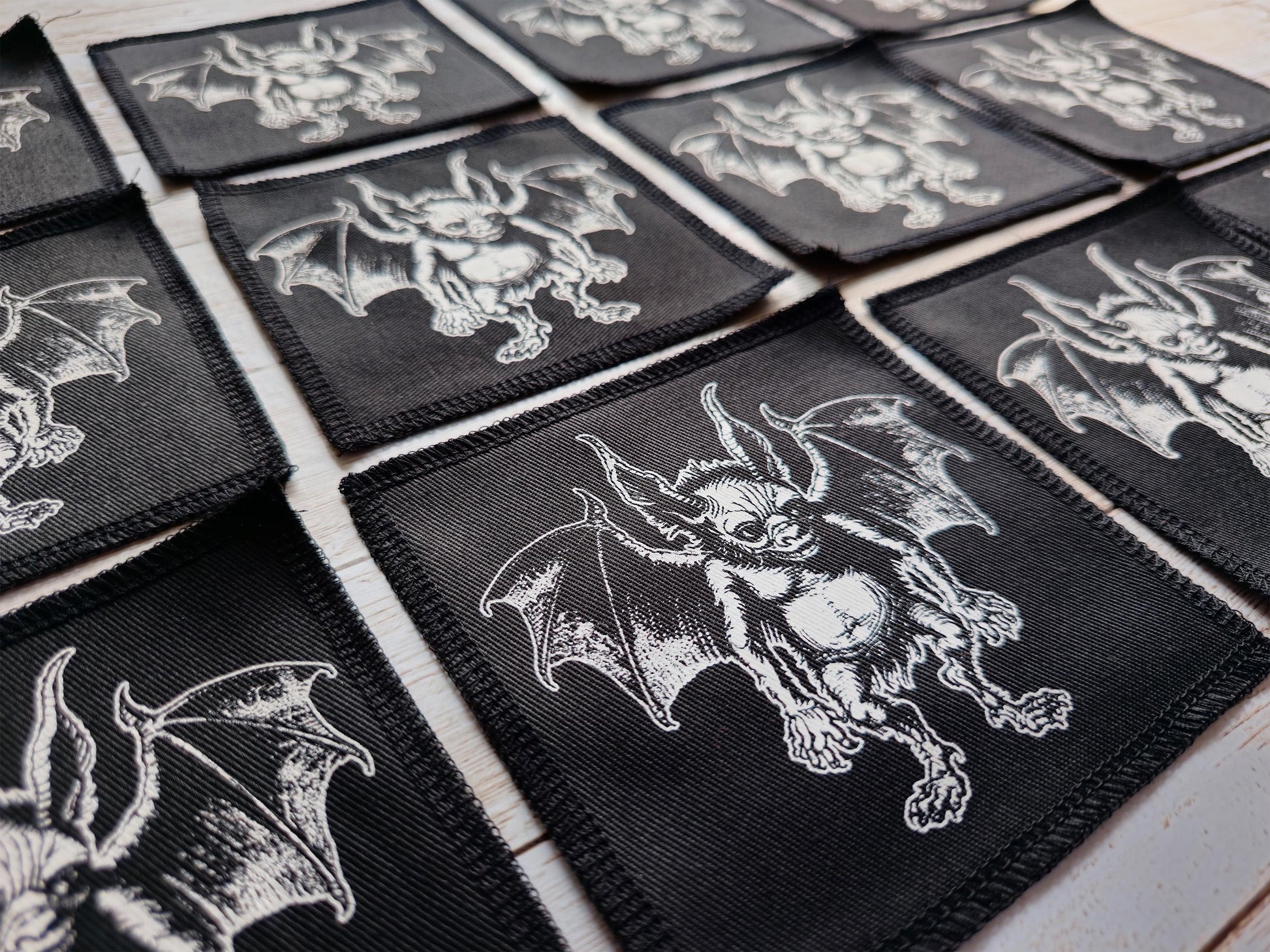 Little Devil | Screen Printed Patch | Sew On Handmade Patch