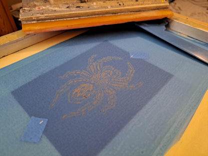 Tarantula Patch | Screen Printed Spider Patch | Handmade Sew On Patch