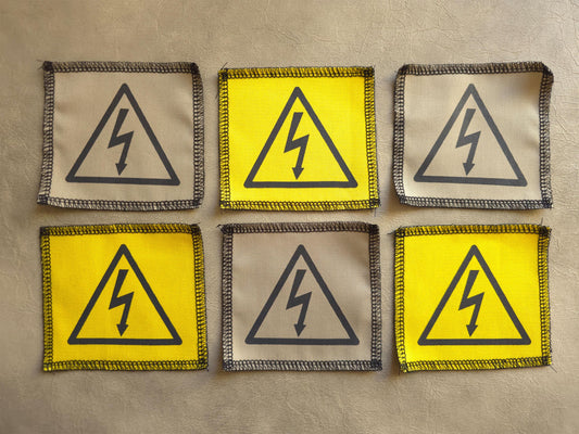 High Voltage Patch | Screen Printed Patch | Alternative Sew On Patch