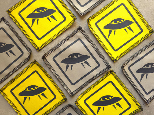 Alien Symbol Patch | Screen Printed Patch | Alternative Sew On Patch