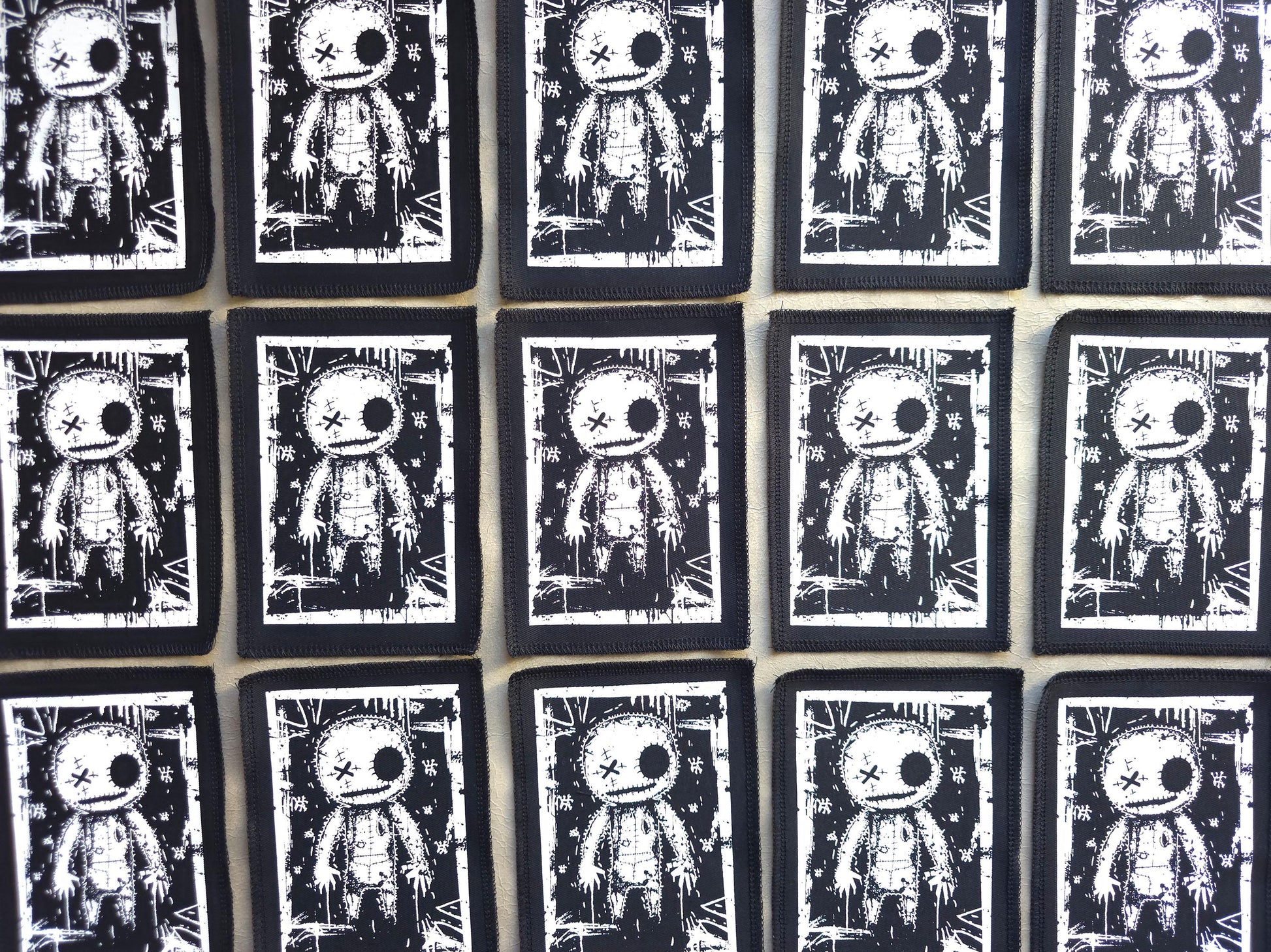 Voodoo Doll Patch | Screen Printed Patch | Sew On Patch