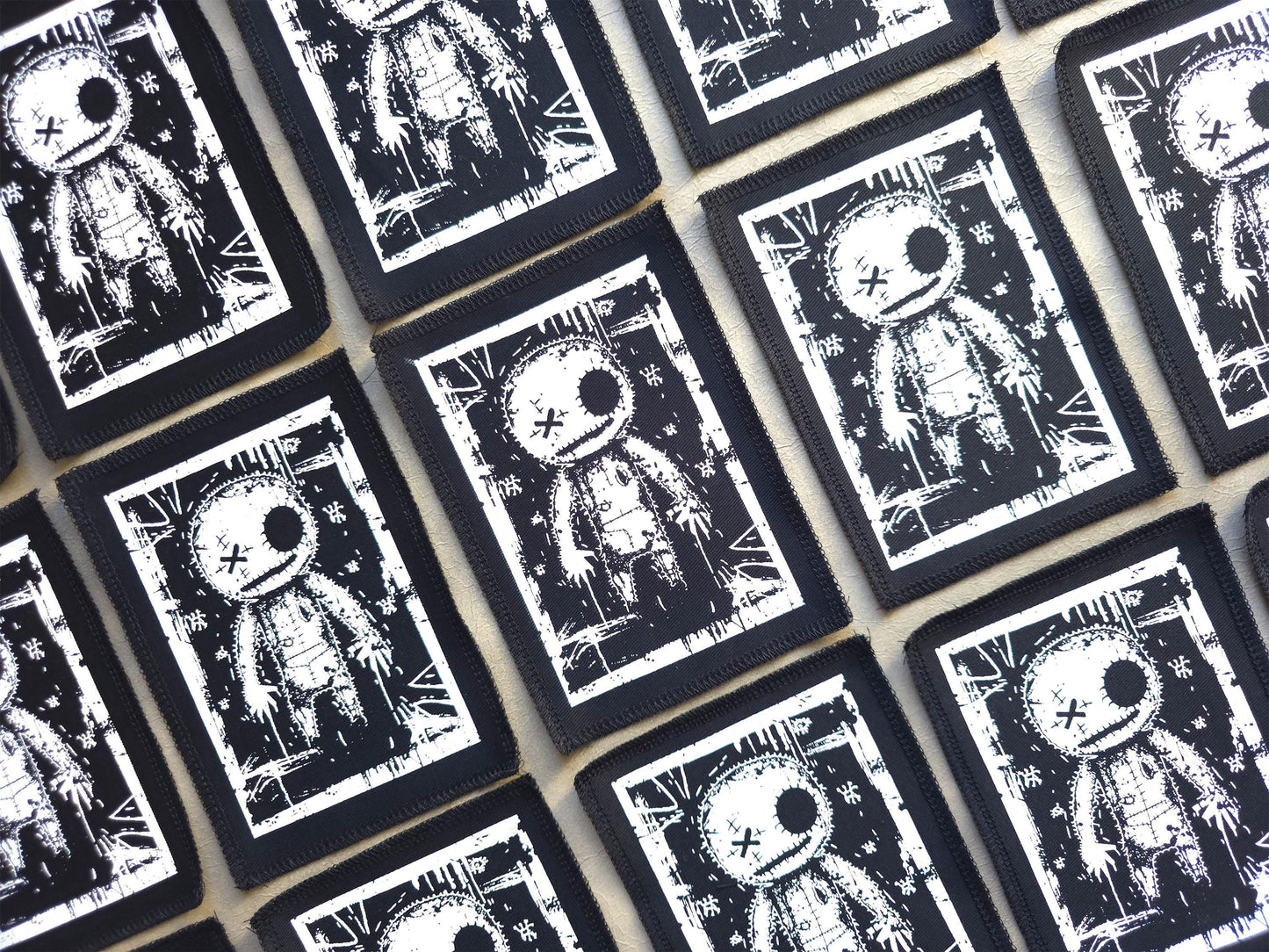 Voodoo Doll Patch | Screen Printed Patch | Sew On Patch