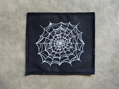 Cobweb Patch | Handmade Screen Printed Patch | Sew On Patch