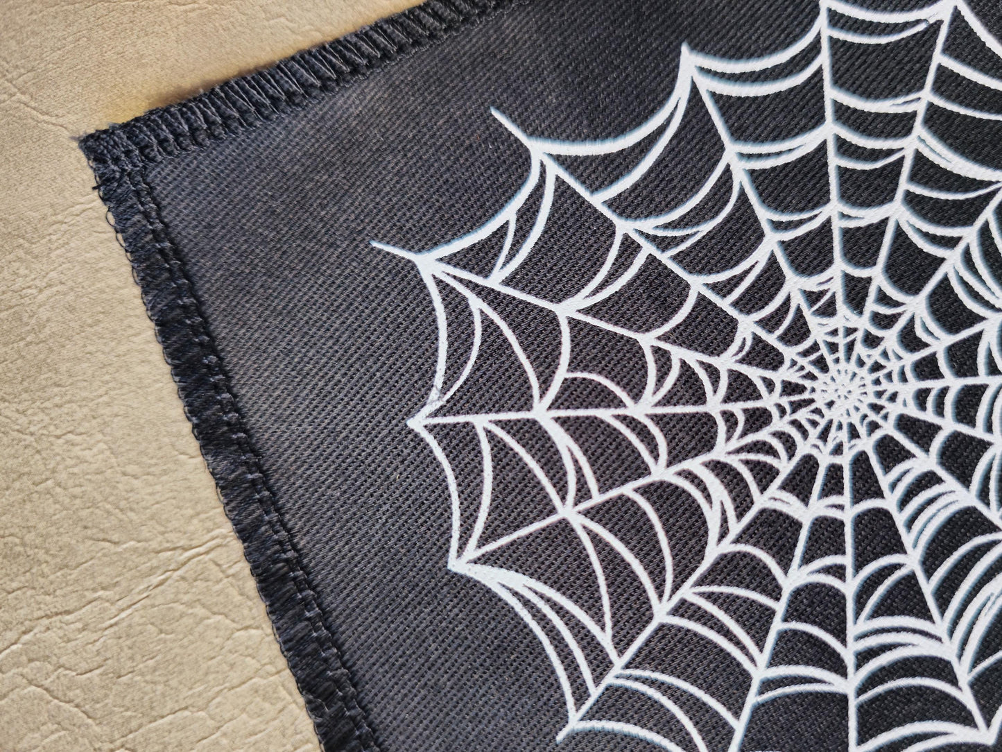 Cobweb Patch | Handmade Screen Printed Patch | Sew On Patch