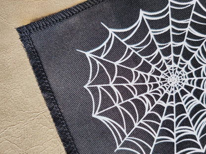 Cobweb Patch | Handmade Screen Printed Patch | Sew On Patch