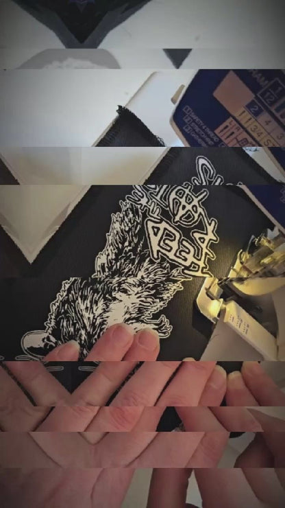 Feed the Rats Patch | Handmade Screen Printed | Sew on Patch