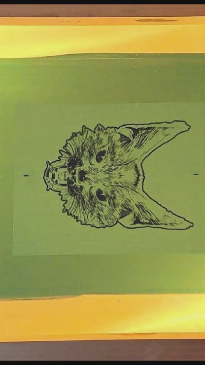 Cat Patch | Handmade Screen Printed Patch | Sew On Patch