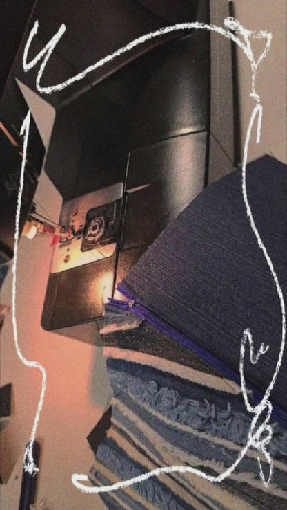 Denim Belt Pouch | Handmade Waist Bag | Zero waste