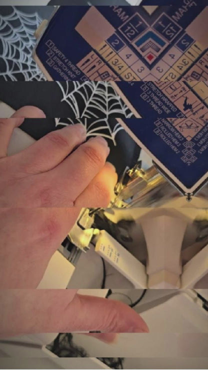 Cobweb Patch | Handmade Screen Printed Patch | Sew On Patch