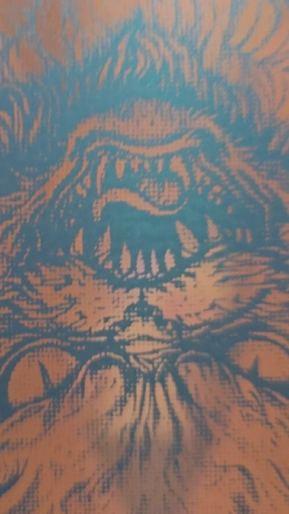 Freaky Cat Patch | Handmade Screen Printed Patch | Sew On Patch