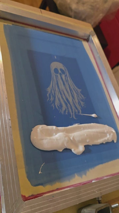 Ghost Patch | Screen Printed Patch | Sew On Patch